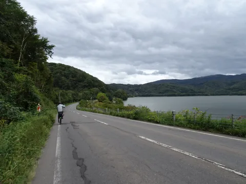 八雲から函館 52.0km地点