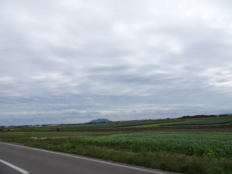 八雲から函館 七飯町中島