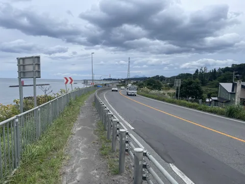 八雲から函館 八雲町浜松
