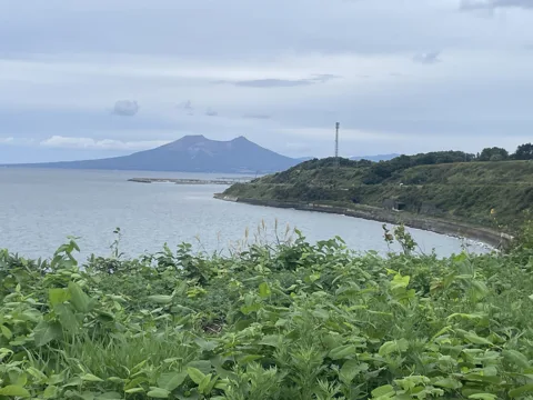 八雲から函館 八雲町旭丘