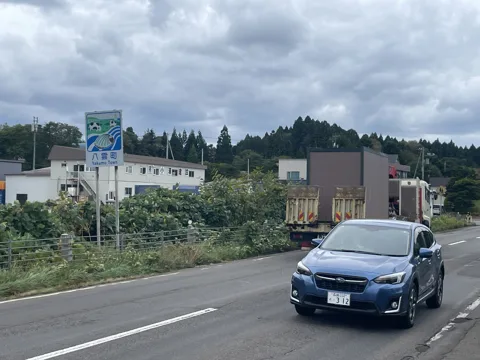 八雲から函館 14.9km地点