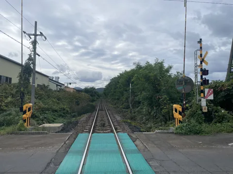 八雲から函館 森町姫川