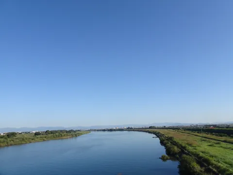 岐阜羽島から桑名・熱田 海津市平田町野寺