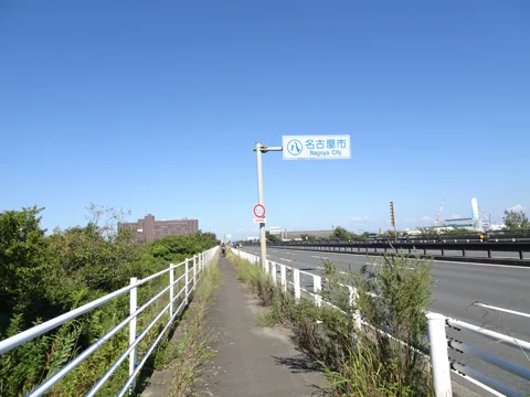 岐阜羽島から桑名・熱田 名古屋市港区藤前