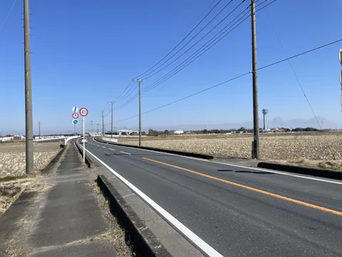 北鴻巣から足利 6.0km地点