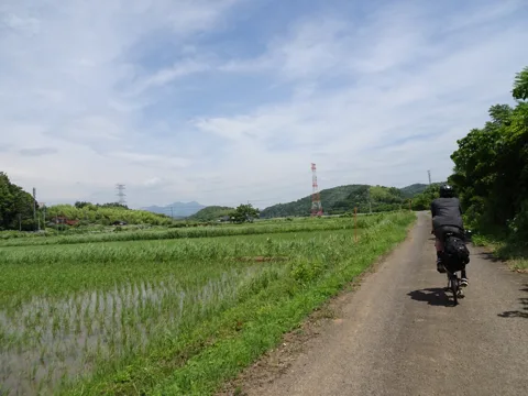 飯坂温泉から白石蔵王 24.0km地点