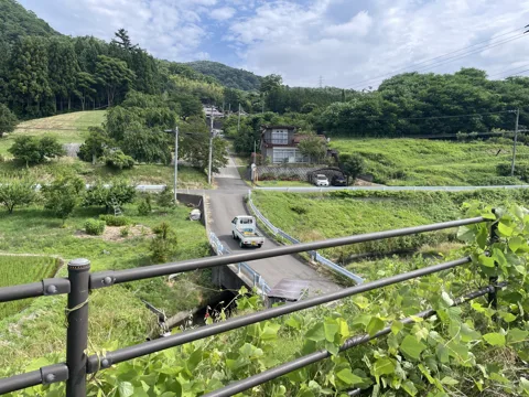 飯坂温泉から白石蔵王 桑折町松原