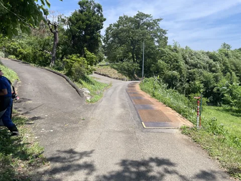 飯坂温泉から白石蔵王 23.0km地点