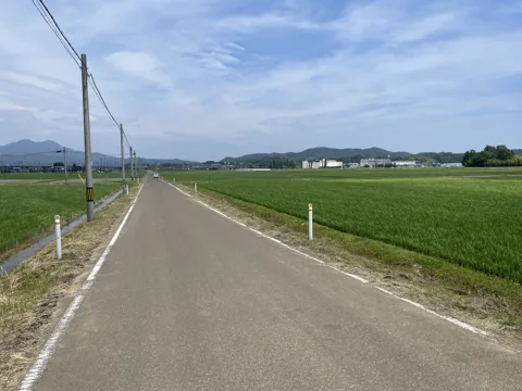 飯坂温泉から白石蔵王 白石市大平坂谷