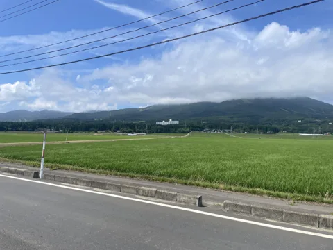 猪苗代から東山温泉 5.0km地点