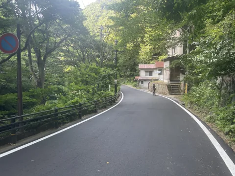 猪苗代から東山温泉 32.0km地点