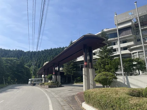 東山温泉から会津若松 大江戸温泉東山グランド