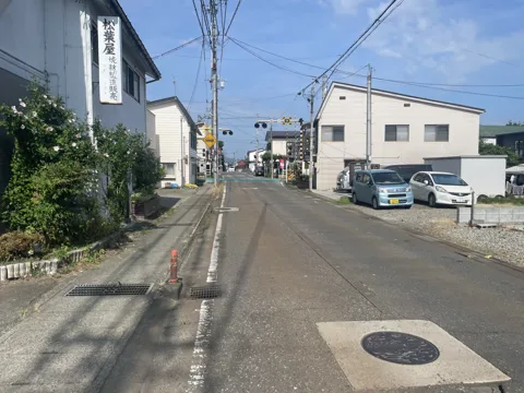 東山温泉から会津若松 会津若松市新横町