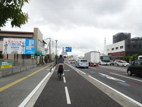 佐賀大和温泉から佐賀 佐賀市日の出