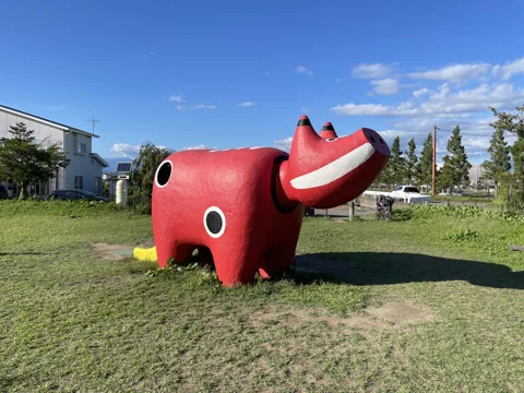 磐梯町駅から会津若松 赤ベコ公園
