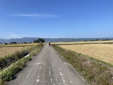 会津美里町から会津若松 会津若松市北会津町下米塚