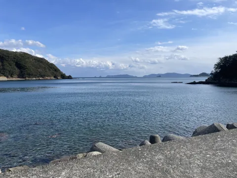 大入島 20.4km地点