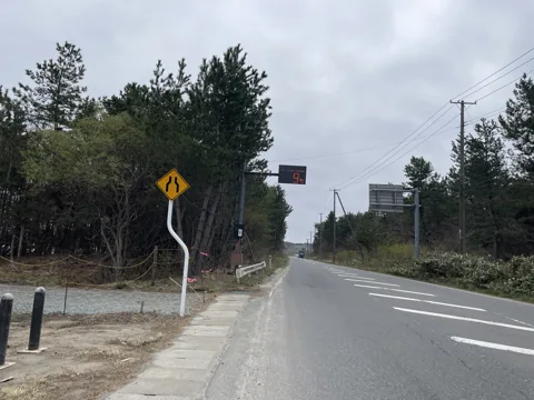 六ケ所村 46.0km地点