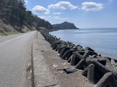 野辺地から浅虫温泉 37.0km地点