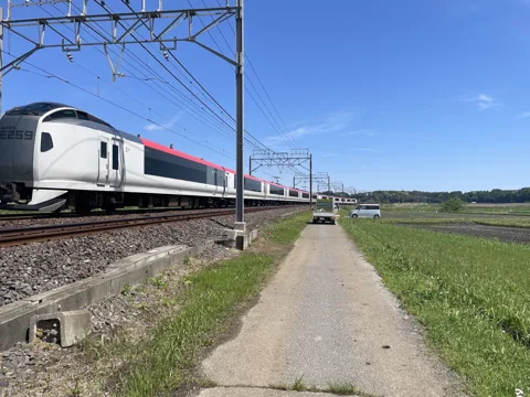 物井から印西・四街道 1.0km地点