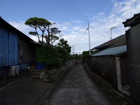 八代と甑島2 25.0km地点
