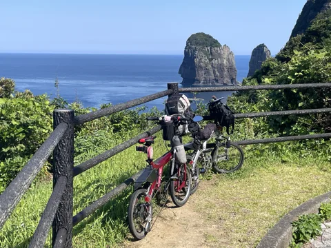 八代と甑島5 前の平展望所・ナポレオン岩