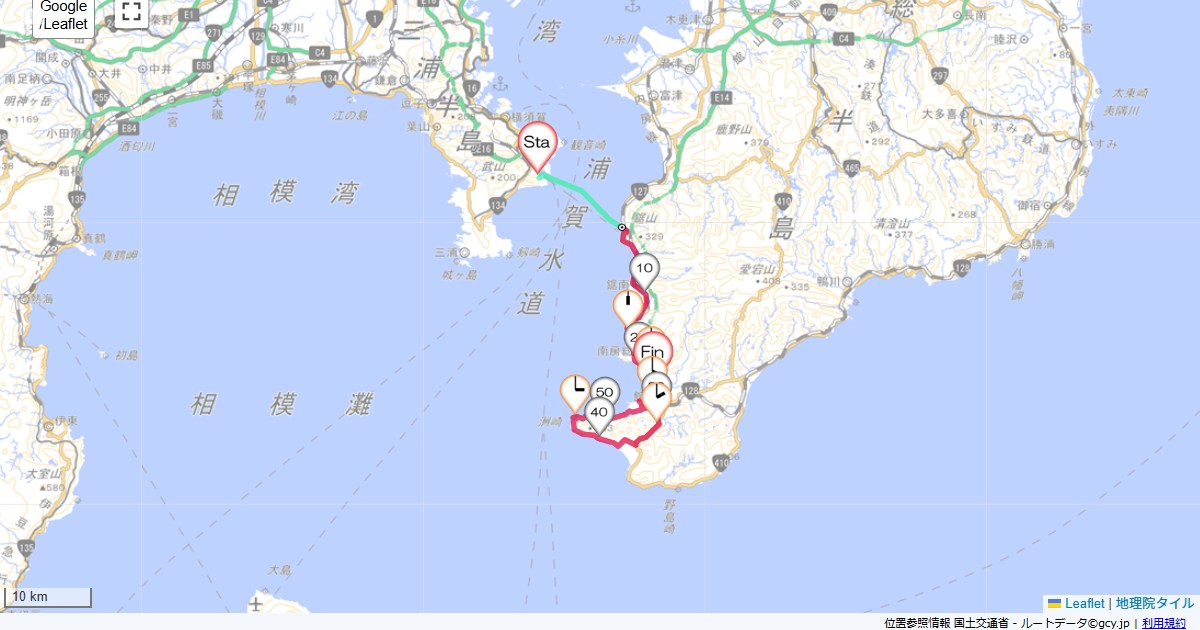 館山横須賀市久里浜,館山市八幡,サイクリング,地図,記録,自転車