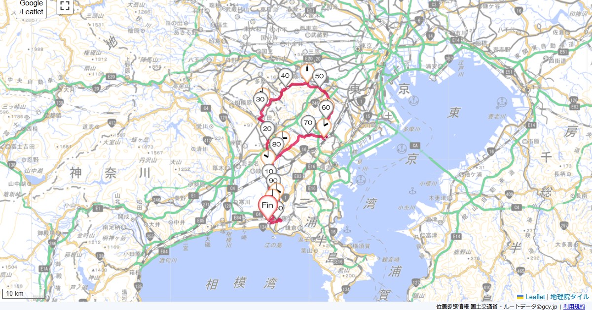 向ヶ丘遊園・新横浜本鵠沼,本鵠沼,サイクリング,地図,記録,自転車