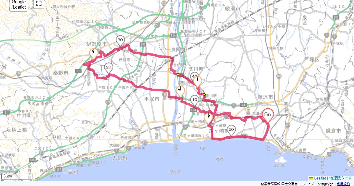 鶴巻温泉本鵠沼,藤沢市本鵠沼,サイクリング,地図,記録,自転車