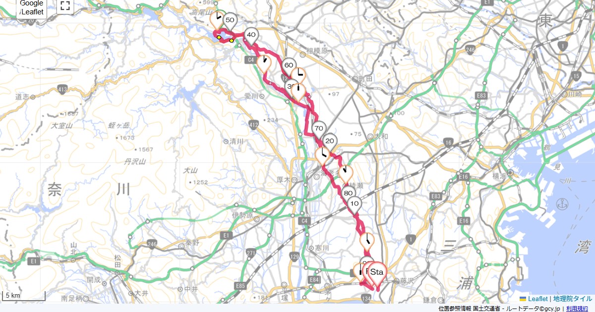相模川散策路本鵠沼,藤沢市辻堂太平台,サイクリング,地図,記録,自転車