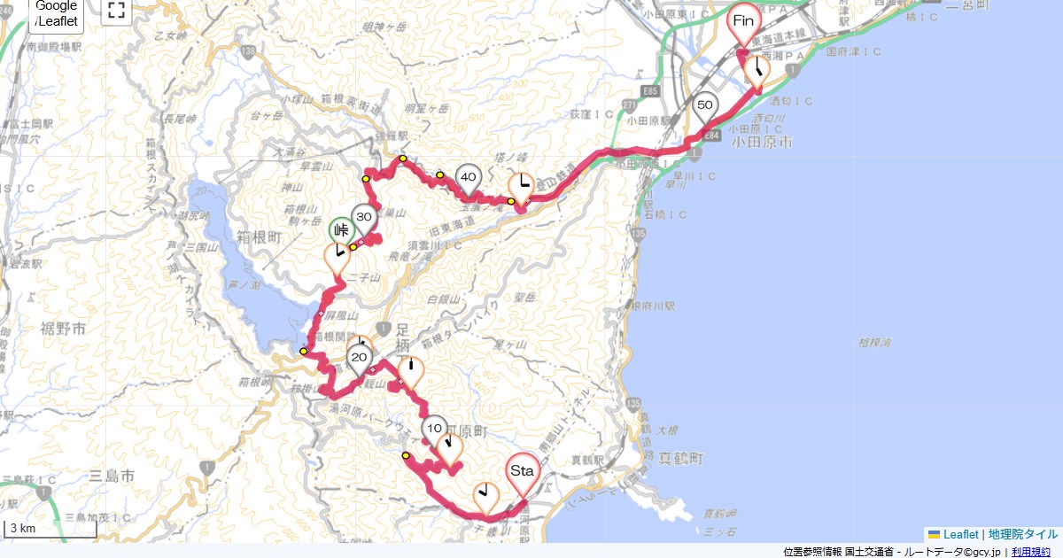 椿ライン、大観山湯河原町土肥,小田原市南鴨宮,サイクリング,地図,記録,自転車