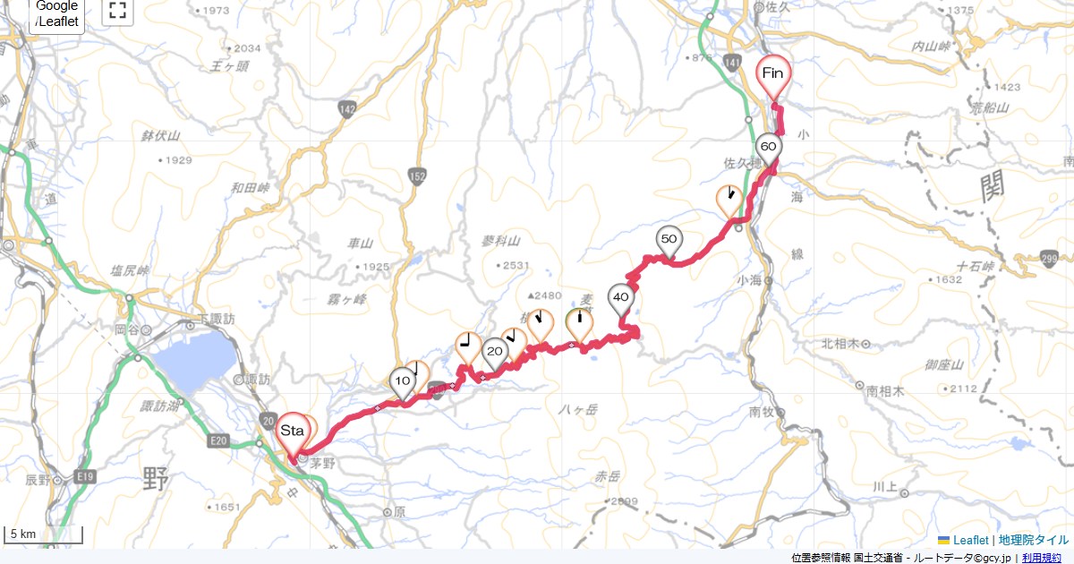 麦草峠ちのステーションホテル,佐久市下越,サイクリング,地図,記録,自転車