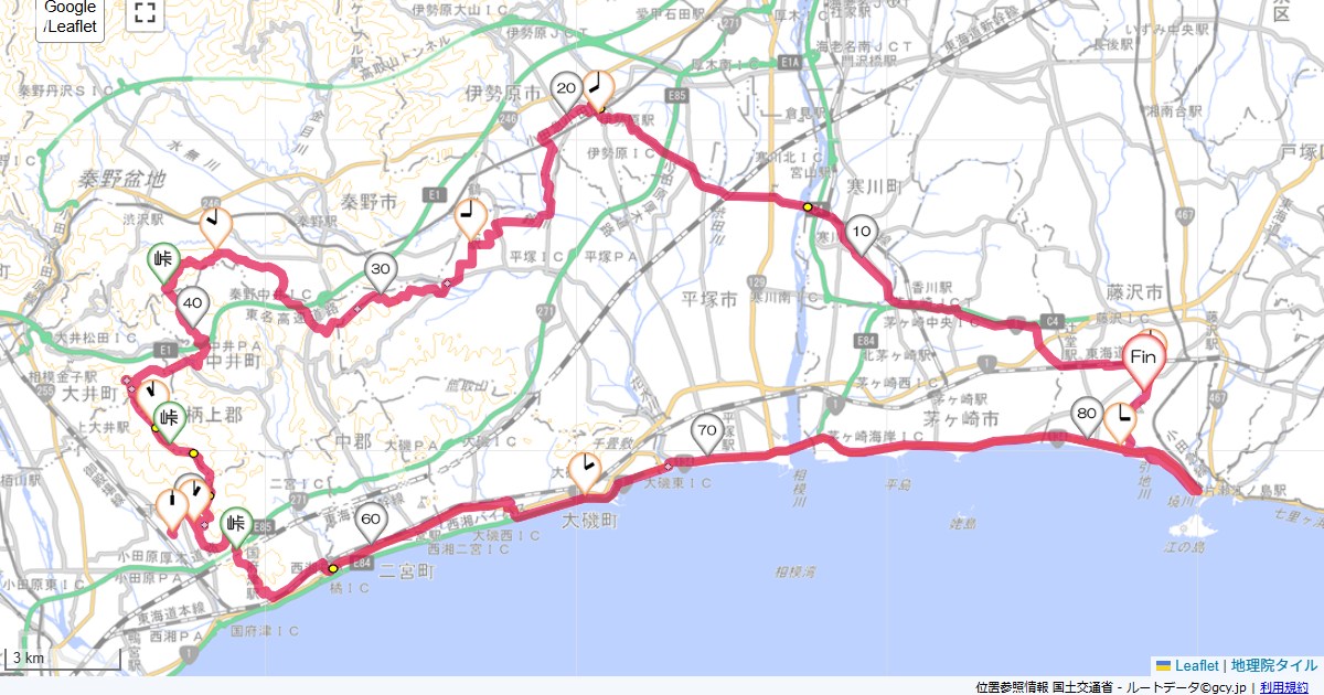 曽我丘陵梅ポタ本鵠沼,本鵠沼,サイクリング,地図,記録,自転車