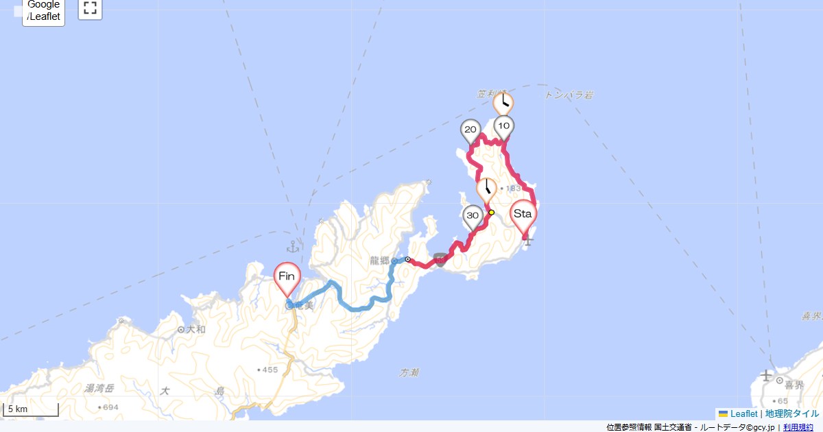 奄美空港から名瀬奄美空港,ホテルニュー奄美,サイクリング,地図,記録,自転車