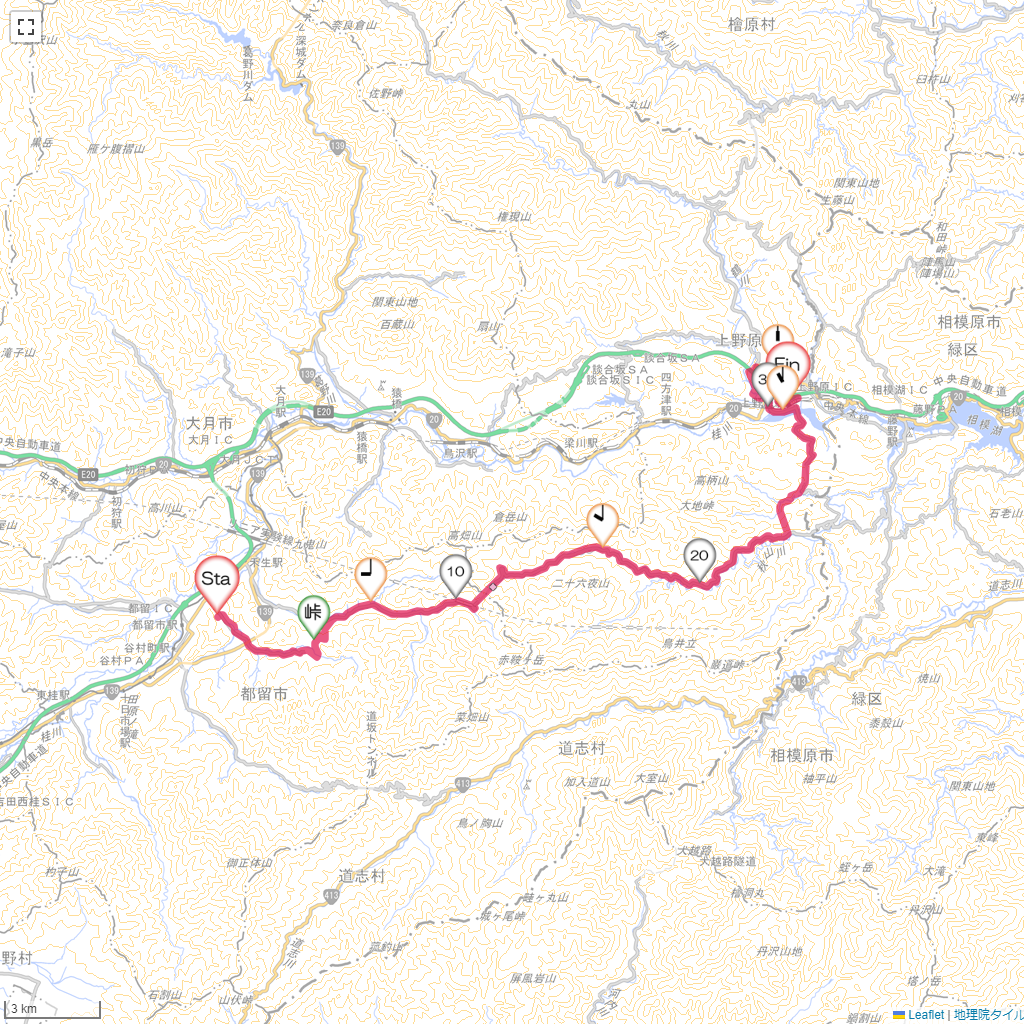 24/4/29 都留から上野原