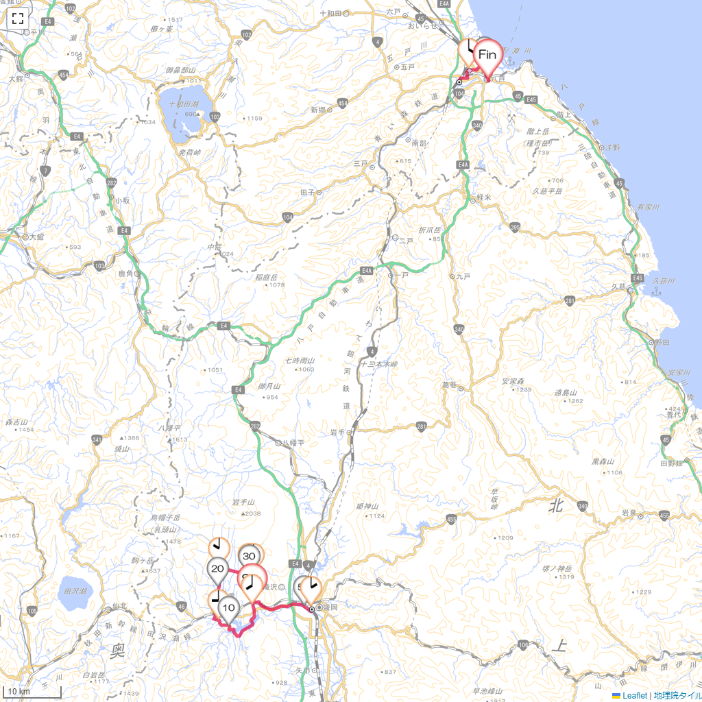 24/6/9 小岩井農場と八戸