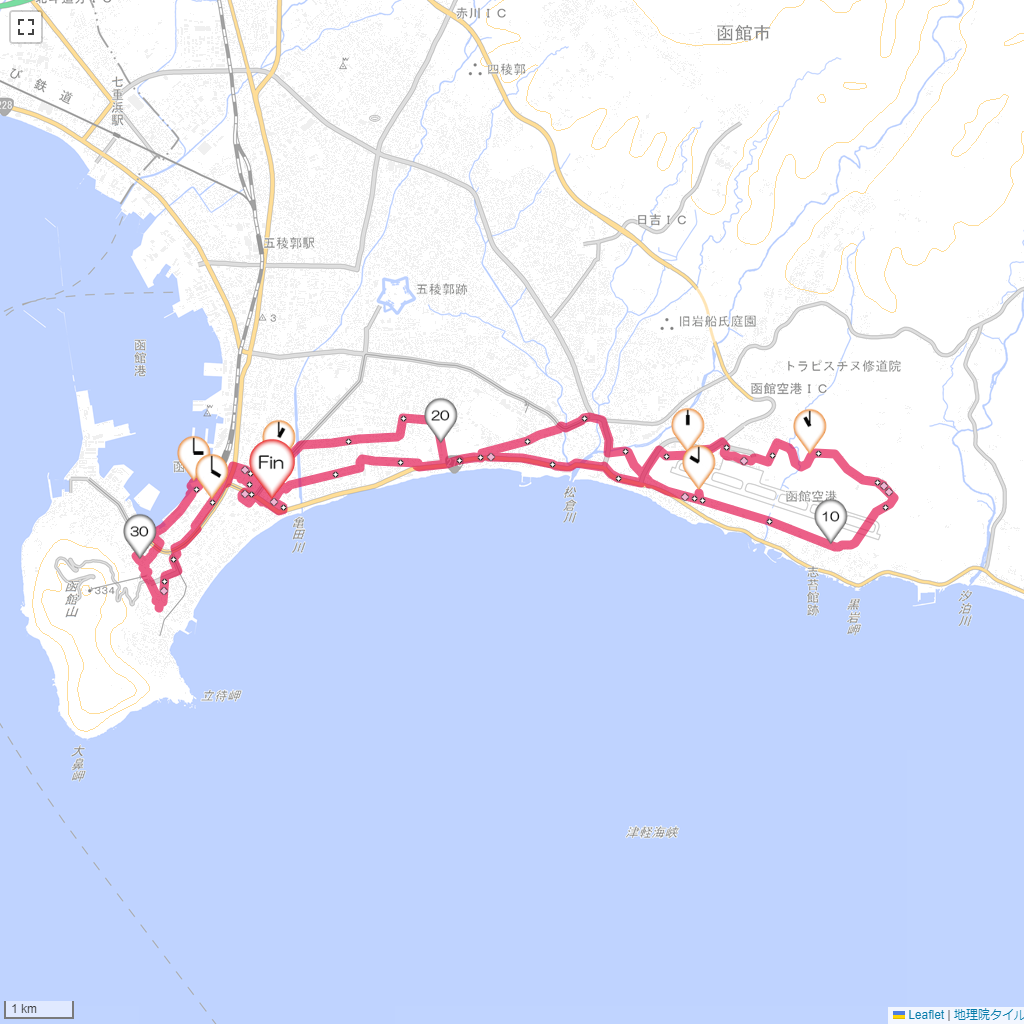 24/9/22 函館周回