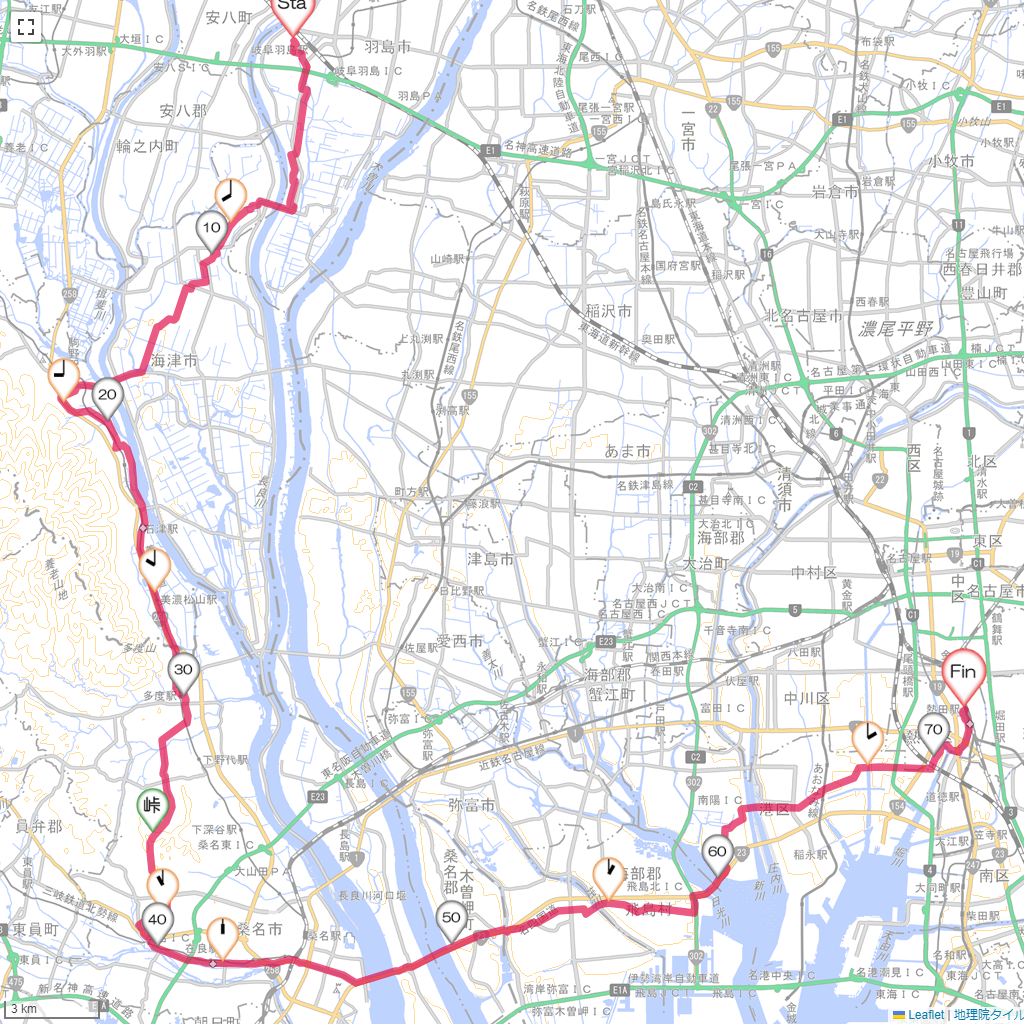 24/10/13 岐阜羽島から桑名・熱田