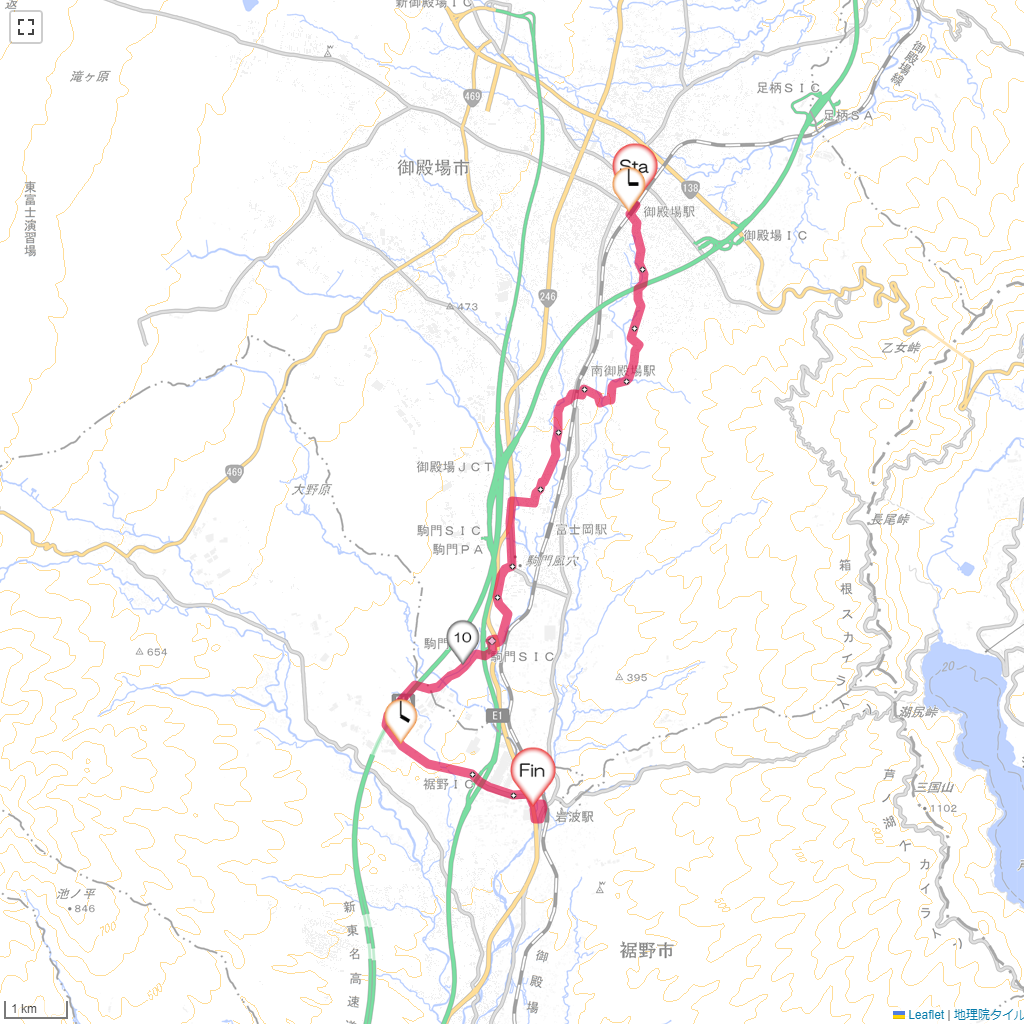 24/11/30 御殿場から岩波
