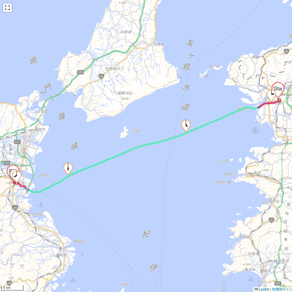 25/2/8 和歌山から徳島
