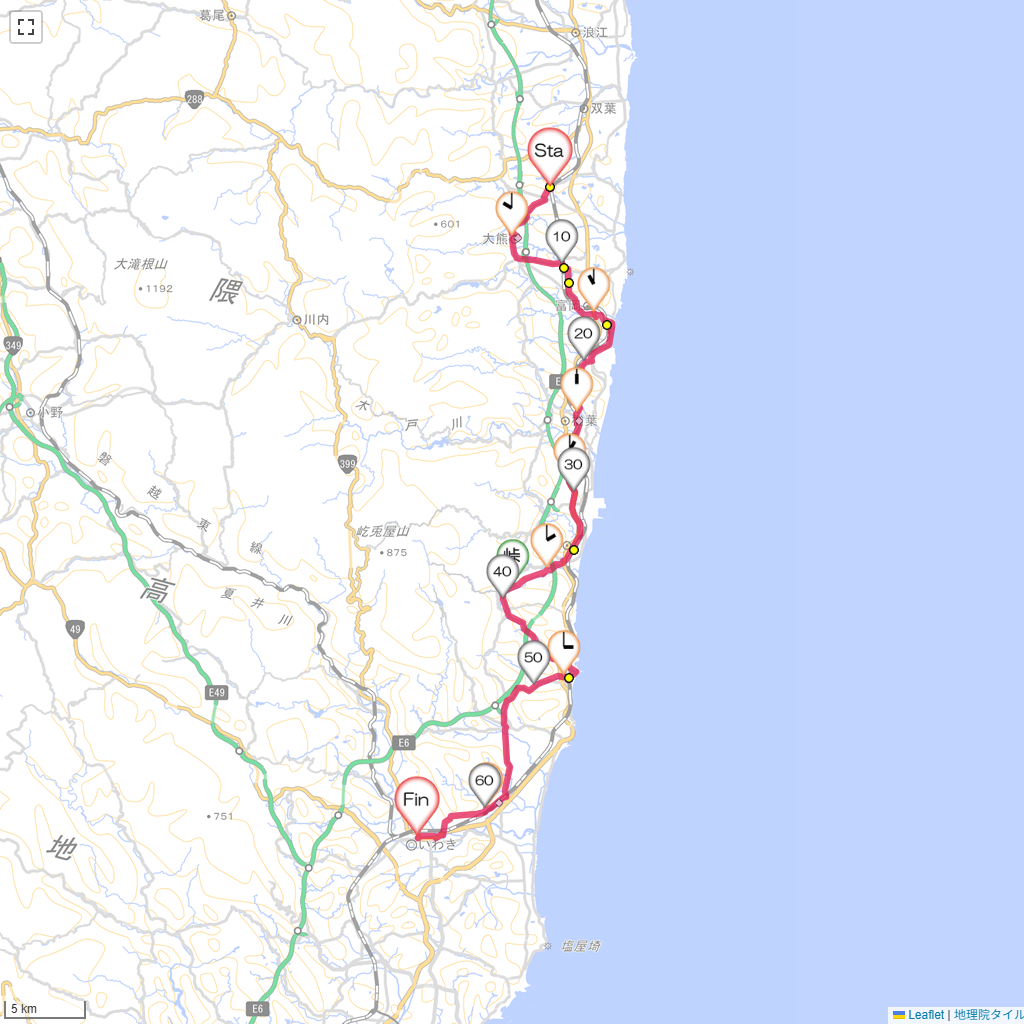 25/5/4 大熊町からいわき
