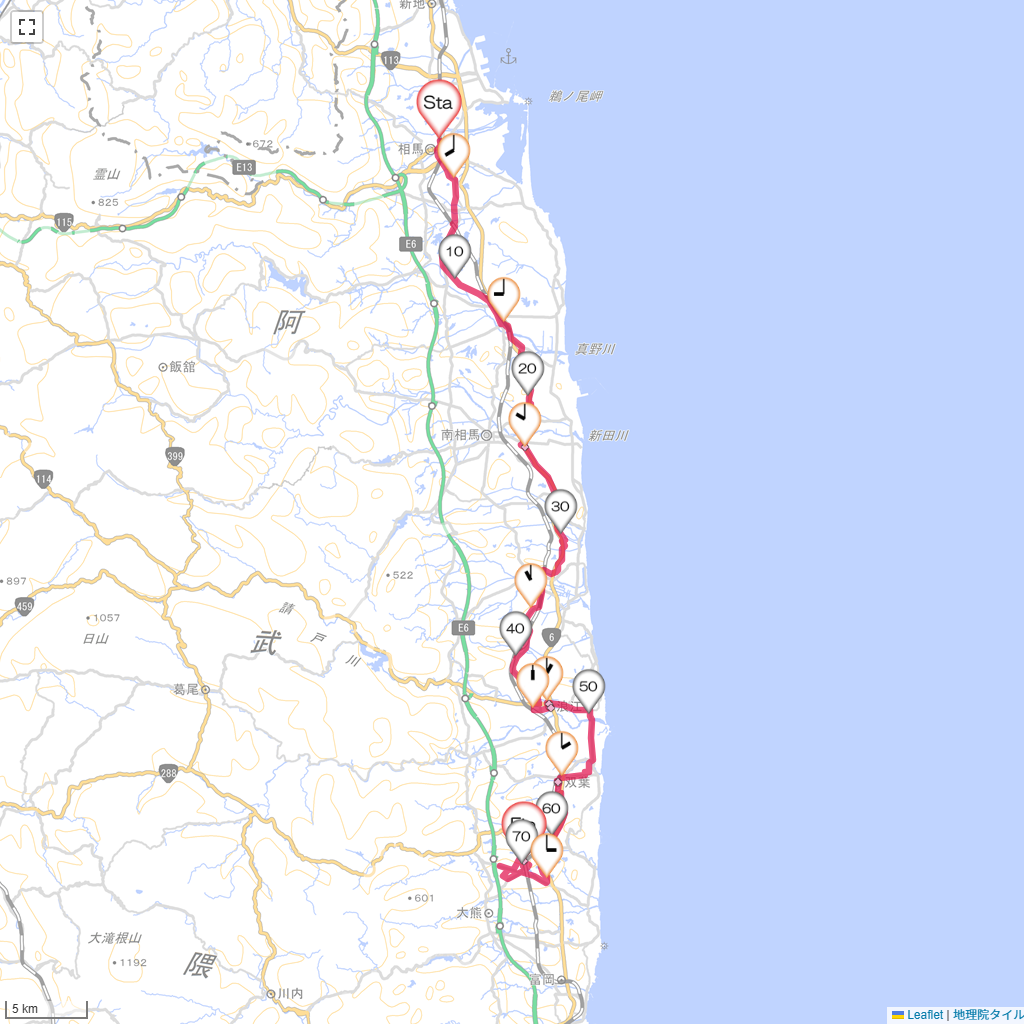 25/6/8 相馬から大熊町