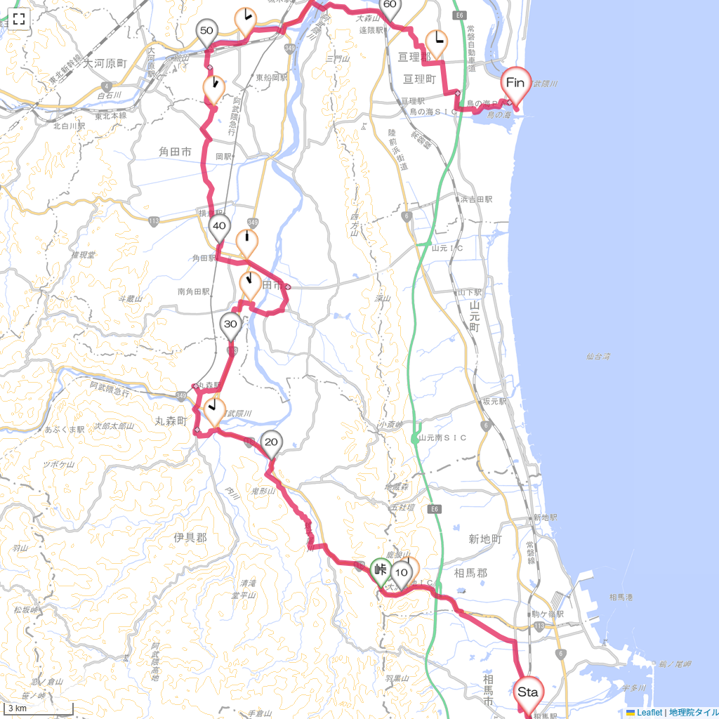 25/6/9 相馬から鳥の海