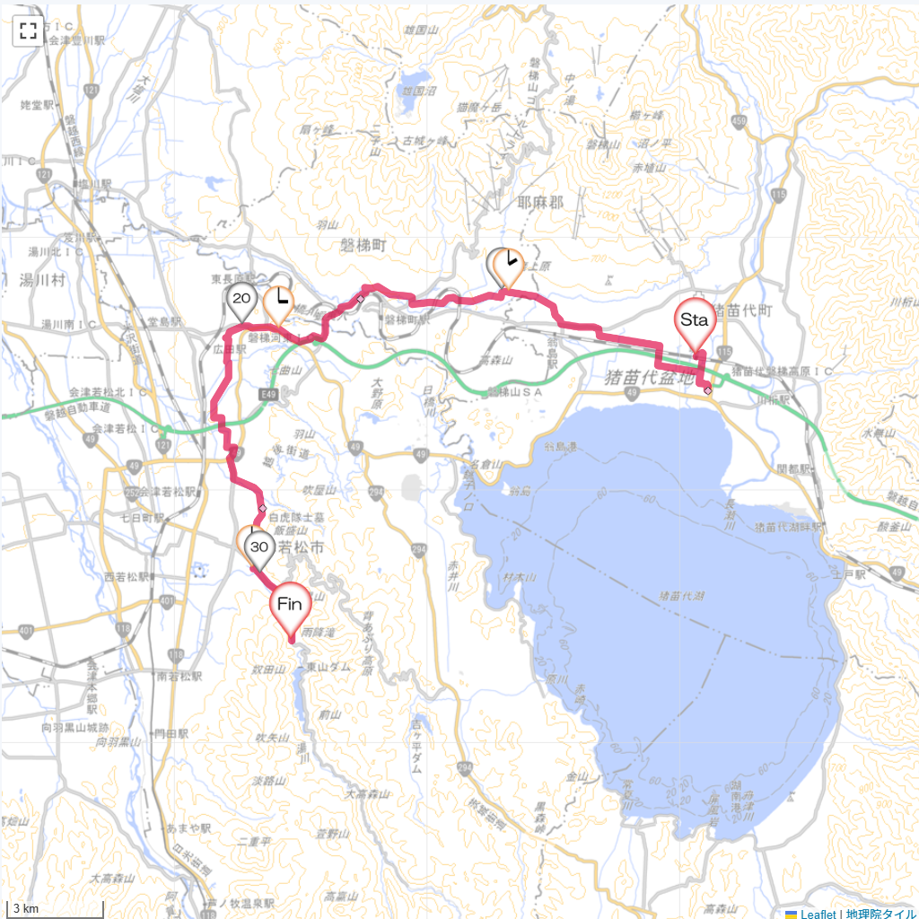 25/7/12 猪苗代から東山温泉