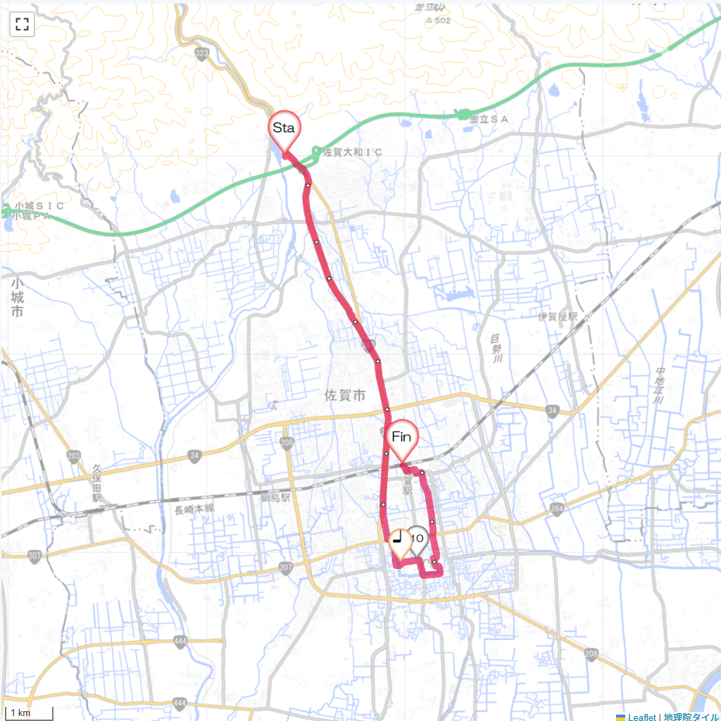 09/08 佐賀大和温泉から佐賀