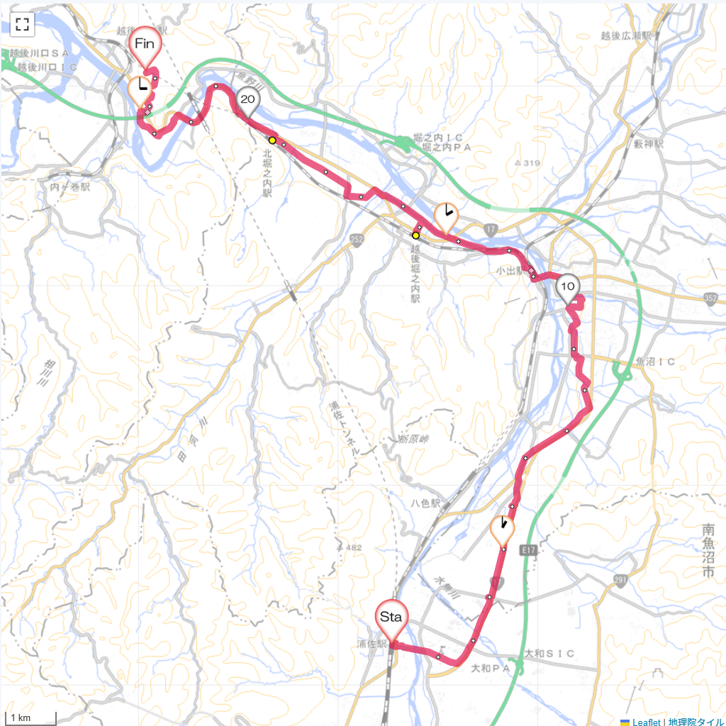 25/11/8 浦佐から越後川口