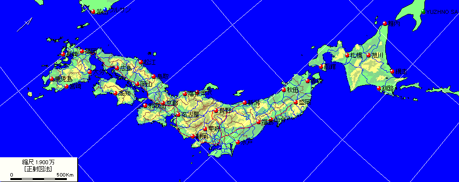 日本地図2