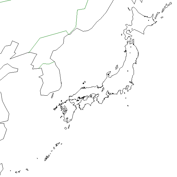日本白地図1