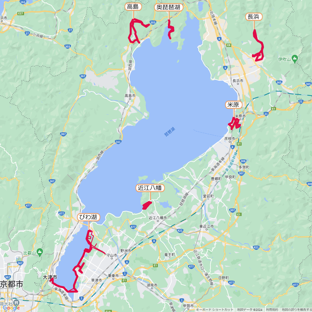 滋賀県のマラソン大会,コース,地図,マップ,距離とタイム,高低差