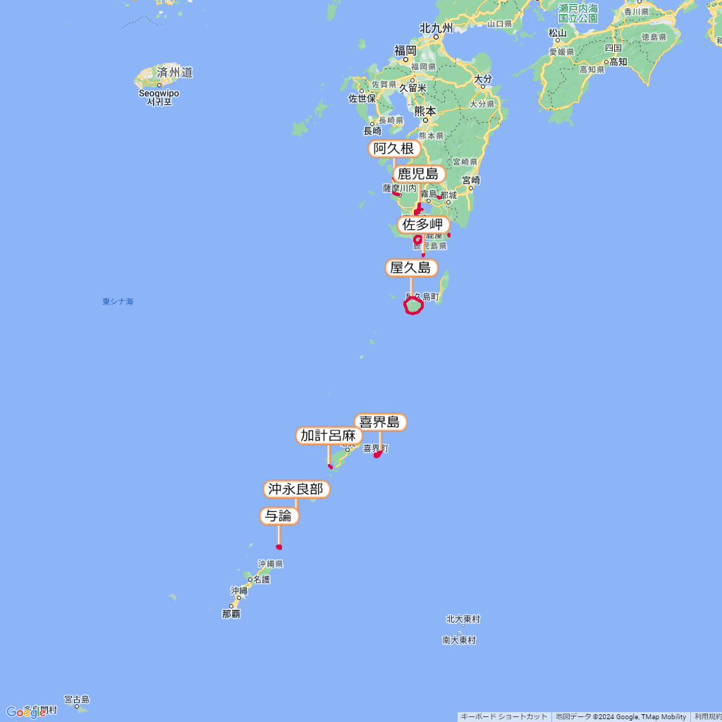 鹿児島県のマラソン大会,コース,地図,マップ,距離とタイム,高低差